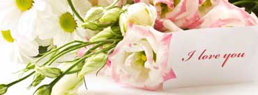 Flowers Bouquet Note I Love You Cover Photo