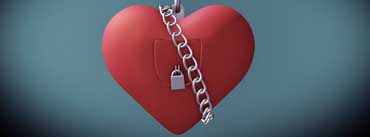 Valentines Day Heart Love Lock Chain Cover Photo