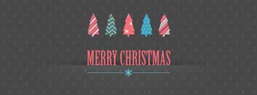 Merry Christmas Dark Background Cover Photo