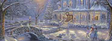 Christmas Scenery Painting Cover Photo