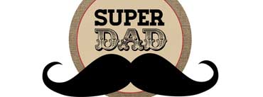 Super Dad Mustache Cover Photo