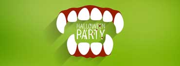 Halloween Party Vampire Teeth Cover Photo