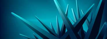 Blue 3d Crystals Cover Photo