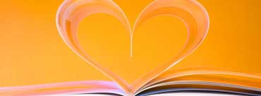 Open Book Heart Cover Photo