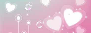 Pastel Valentine Hearts Cover Photo