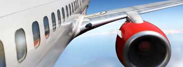 Aircraft Red Engine Cover Photo