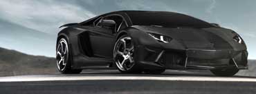 Black Lamborghini Aventador Supercar Cover Photo