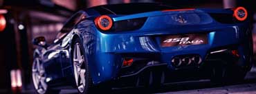 Ferrari 458 Italia Blue Cover Photo