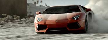 Red Lamborghini Cover Photo