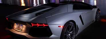 Lamborghini Aventador At Night Cover Photo