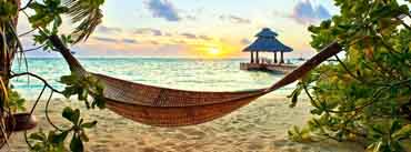 Tropical Paradise Hammock Cover Photo