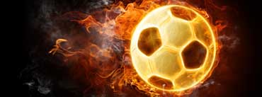 Fire Soccer Ball Cover Photo