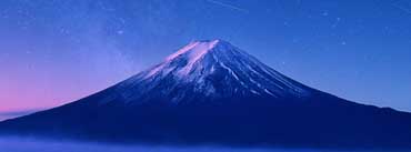 Fuji Mountain Sky Night Cover Photo