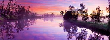 Purple River Reflection Cover Photo