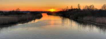 Sunset On The River Cover Photo