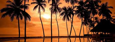 Hawaiian Beach Sunset Reflection Cover Photo