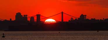 New York City Skyline Sunrise Cover Photo