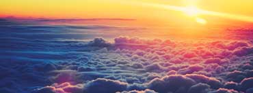 Sunrise Above The Clouds Cover Photo