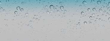 Ios 5 Wallpaper Water Drops Cover Photo