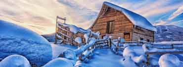 Snowy Cabin Cover Photo