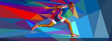 Male Olympic Runner Cover Photo