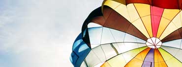 Colorful Parachute Cover Photo