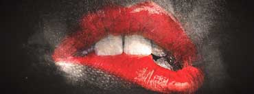 Exciting Red Lips Cover Photo