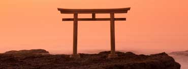 Sunrise View Torii Japan Cover Photo