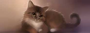 Cute Cat Painting Cover Photo