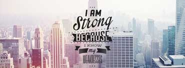 Im Strong Because I Know My Weakness Cover Photo