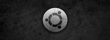 Ubuntu Metal Style Logo Cover Photo