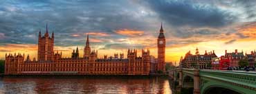 Westminster Palace At Twilight Cover Photo