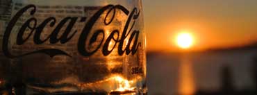 Glass Coke Sunset Cover Photo