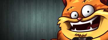 Funny Cat Cartoon Cover Photo