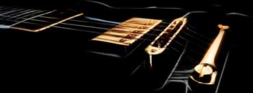 Black Electric Guitar Cover Photo