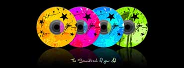 Colorful Music Compact Disc Cover Photo