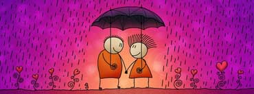 Couple Umbrella Love Friendship Cover Photo