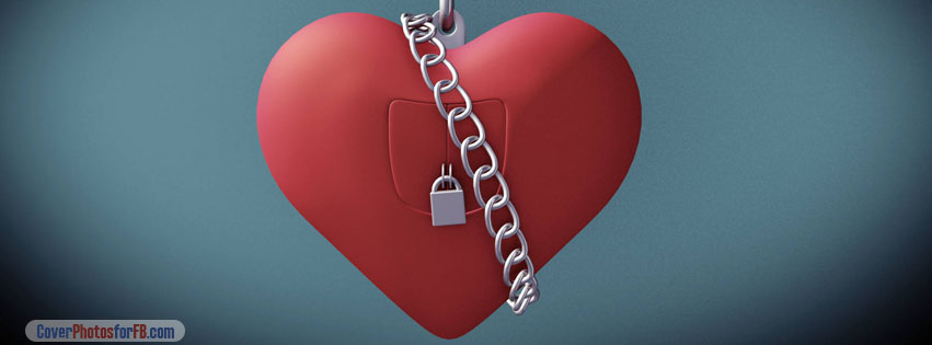 Valentines Day Heart Love Lock Chain Cover Photo