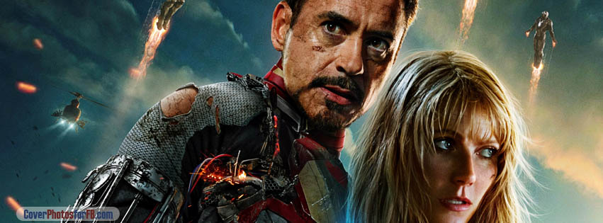 Iron Man 3 Tony Stark And Pepper Potts Cover Photo