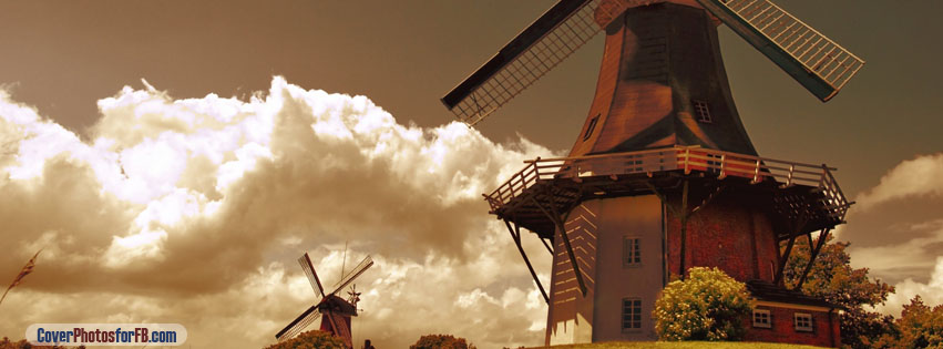 Windmills In The Netherlands Cover Photo