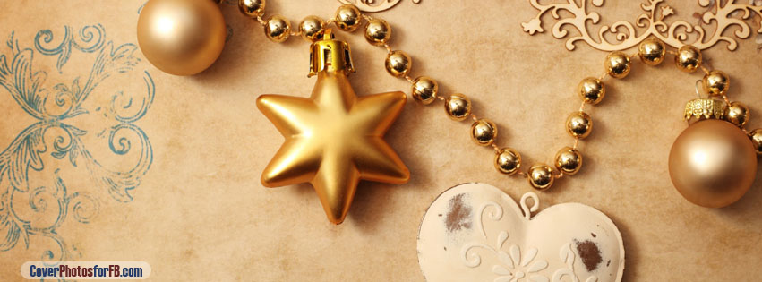 Christmas Star Balls Heart Cover Photo