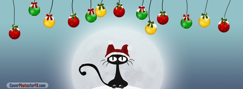 Christmas Retro Cat Cover Photo