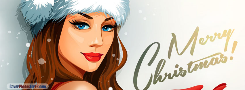 Christmas Santa Girl Cover Photo