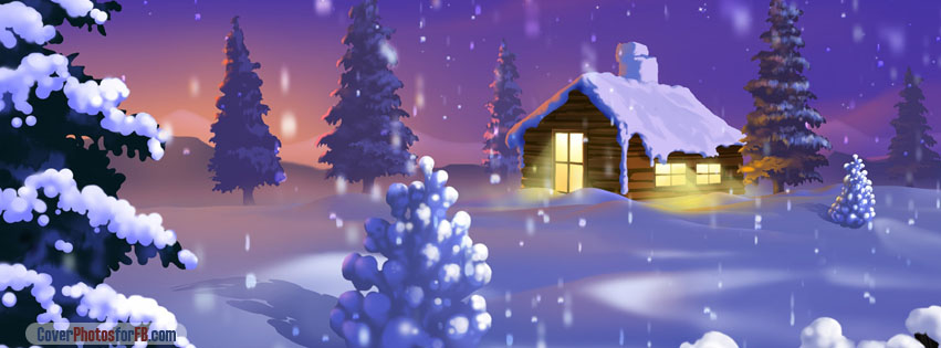 Classic Winter Scene Painting Cover Photo