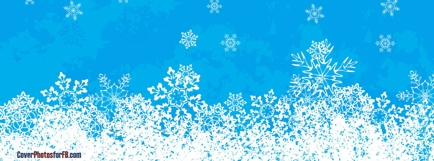 Snowflakes Background Cover Photo