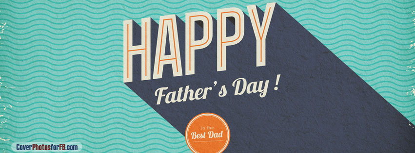 Happy Fathers Day Vintage Card Cover Photo