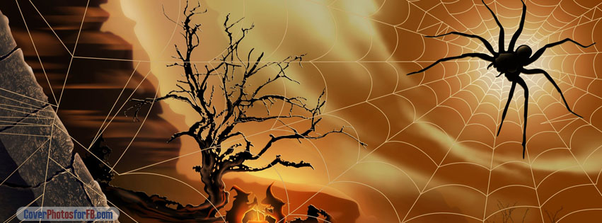 Halloween Spirit Spider Web Cover Photo