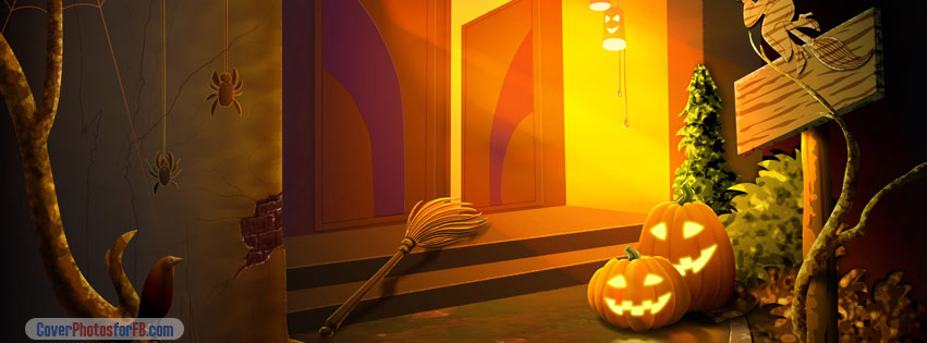 Happy Halloween Pumpkins Cover Photo