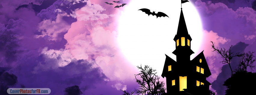 Spooky Halloween Castle Cover Photo