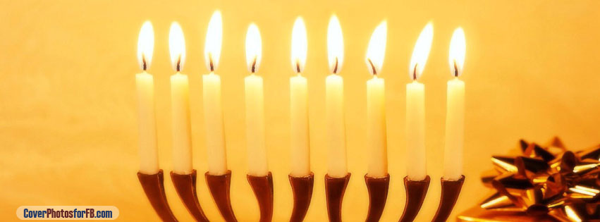 Hanukkah White Candles Cover Photo